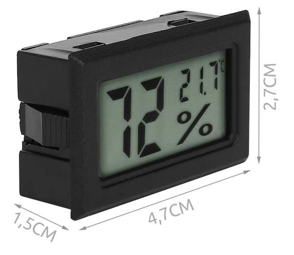 Digitale thermometer en hygrometer 2in1