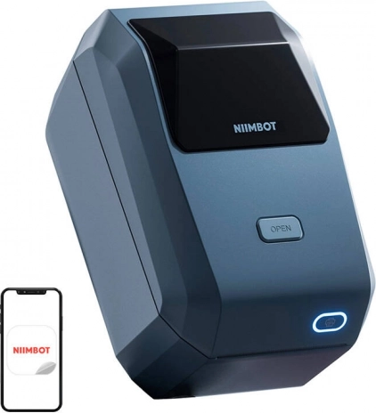 Draagbare labelprinter NIIMBOT K3W – Blauw