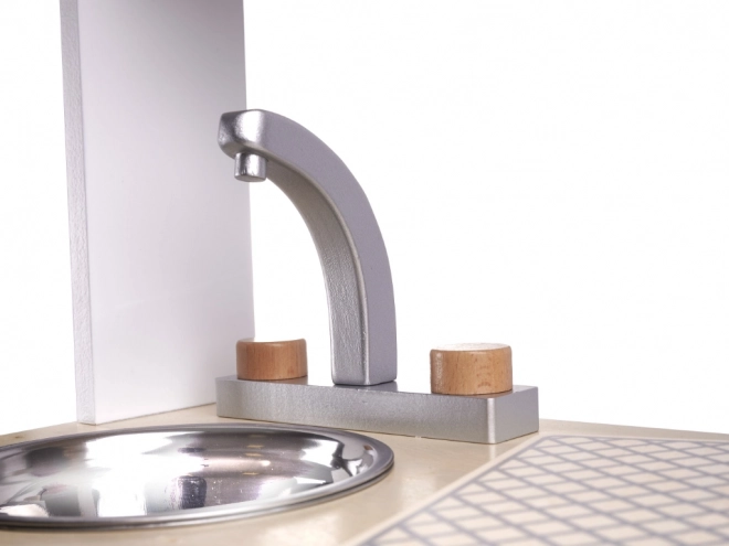 Houten keuken Lulilo met accessoires