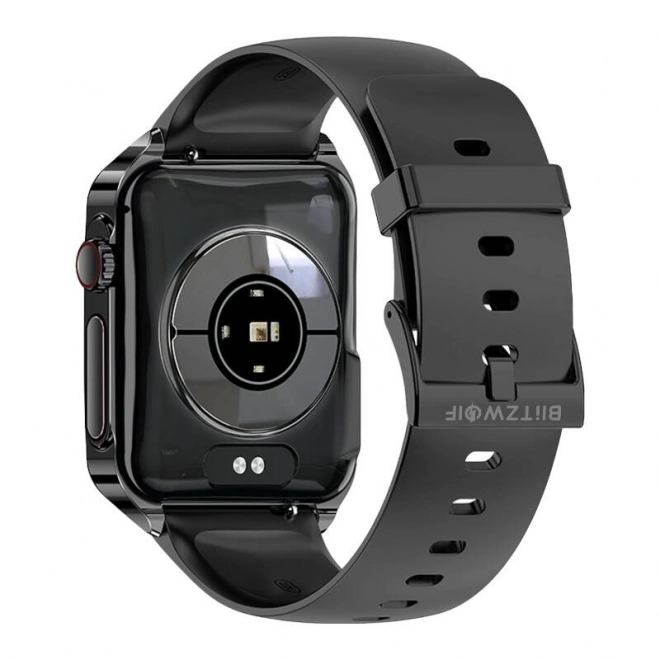 Slimme horloge BlitzWolf met zwarte siliconen band