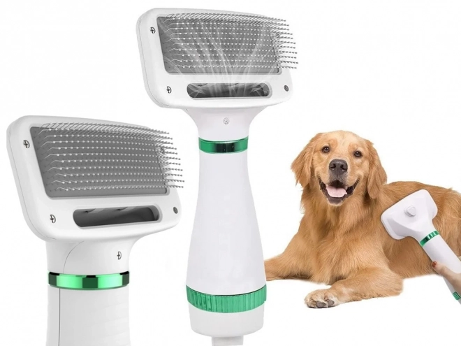 Föhn borstel kam 2in1 voor huisdieren