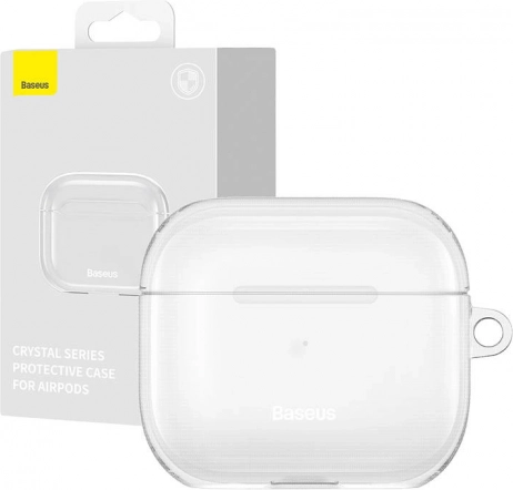 Transparante beschermhoes voor AirPods 3 van Baseus, Crystal-serie