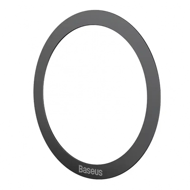 Baseus Halo Magnetische ring voor telefoons, MagSafe (zwart)