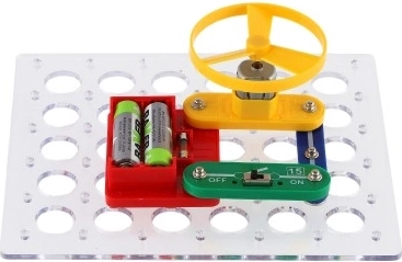 Geheimen van elektronica 80 experimenten mini op batterijen in doos 24x18x4cm vanaf 6 jaar