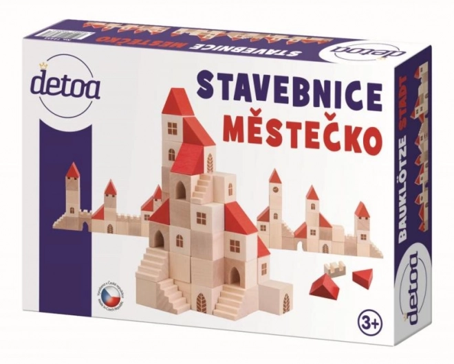 Houten bouwpakket stadje