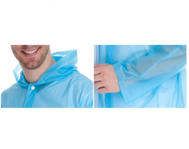 Regenponcho voor volwassenen - blauw