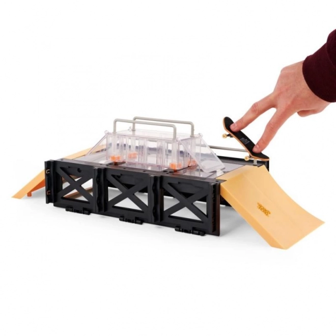 Tech Deck set met ramp