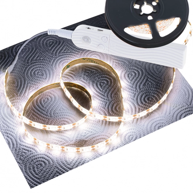 Waterdichte LED-strip op batterijen met bewegingssensor