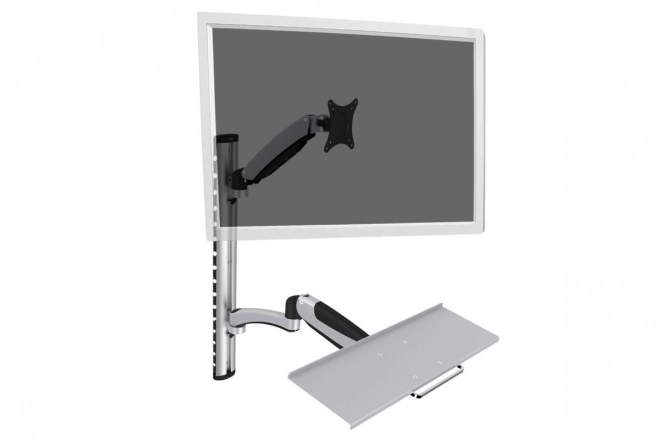 Wandarm voor monitor en toetsenbord, max. 27", max. 8kg, draaibaar 360°