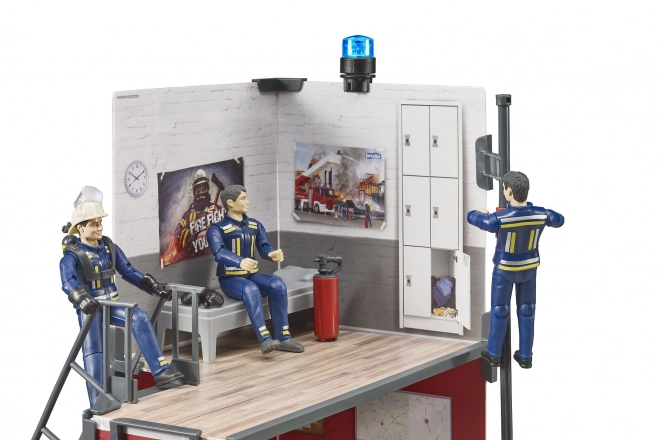 Bruder Draaiende Baken met 3 Kleuren Kappen