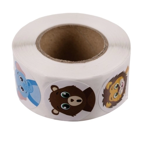 Motiverende stickers - rol 500 stuks. Kruzzel 22947