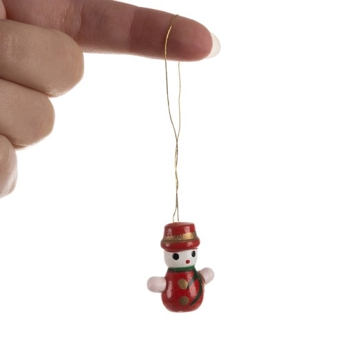 Houten versieringen / kerstboomdecoraties 30 stuks