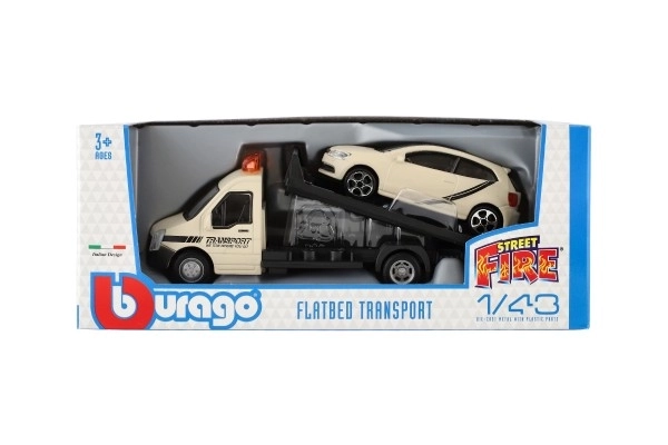 Bburago 1:43 Takelwagen Flatbed Transport, verschillende soorten