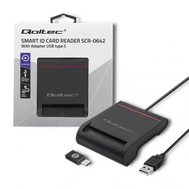 Chipkaartlezer Qoltec