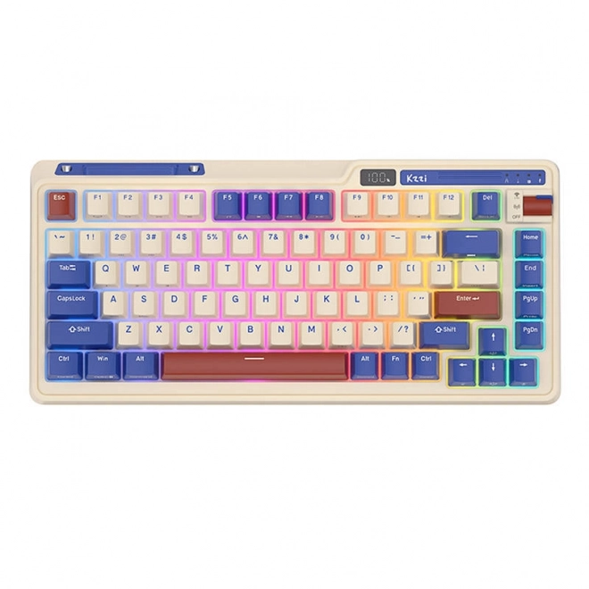 Draadloos mechanisch toetsenbord met RGB-verlichting van Royal Kludge