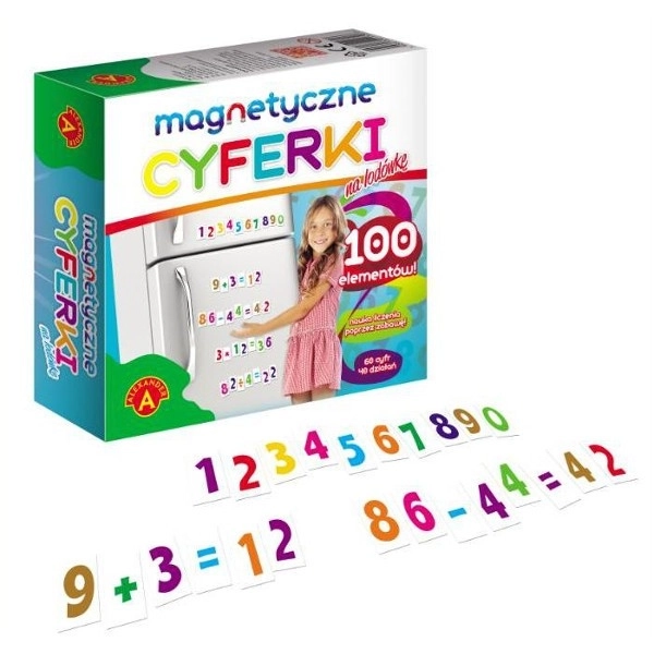 Magnetische cijfers voor op de koelkast