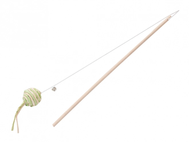 Kattenspeeltje vissershengel met rammelbal