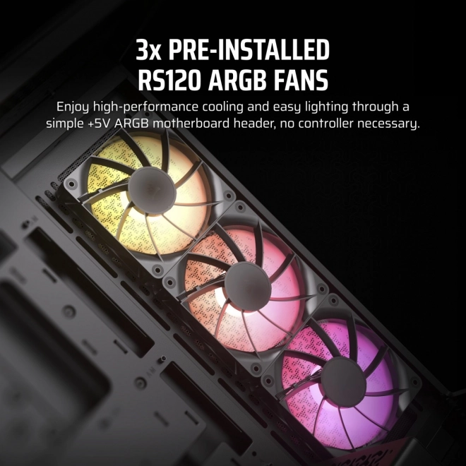 Computerbehuizing Mid-Tower 3500X ICUE LINK RGB TG zwart