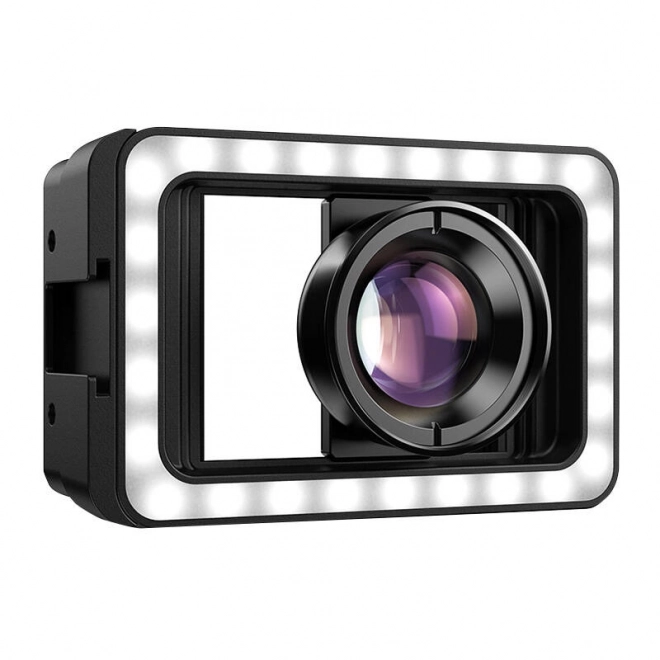 Mobiele macro-objectief met LED-diode