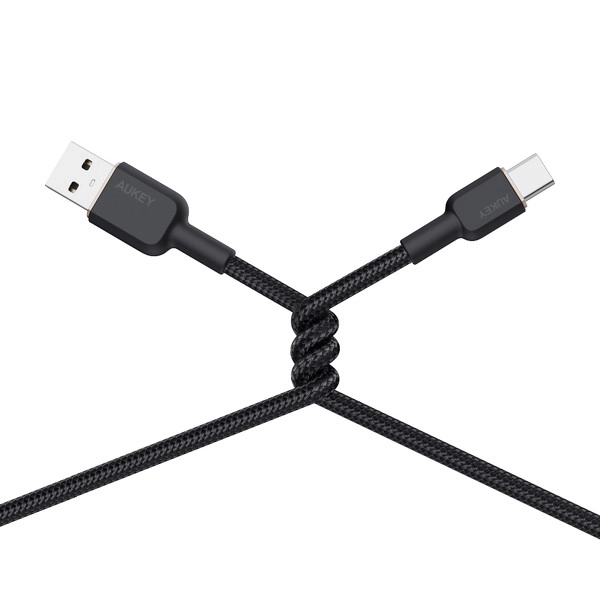 AUKEY nylonen USB-C naar USB-A kabel 1.8m