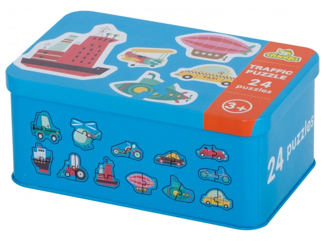 Puzzel in Blik Voertuigen