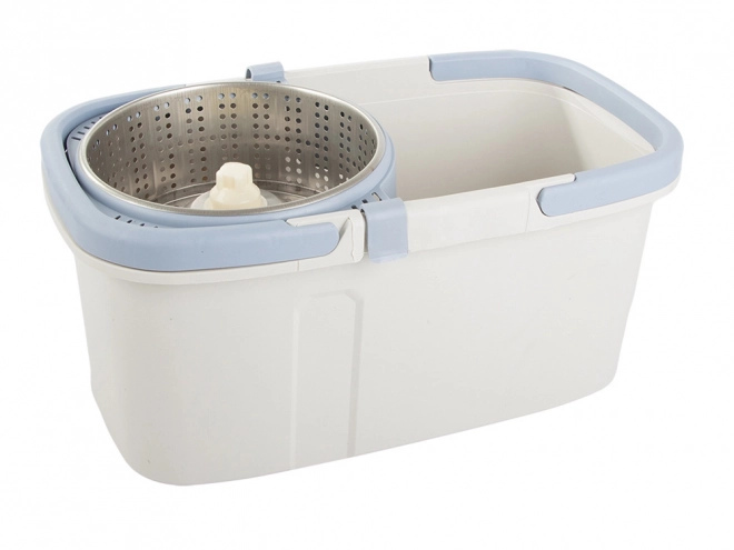 Roterende mop met emmer en microvezel pad
