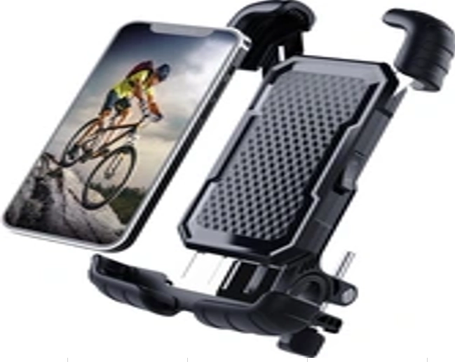 Telefoonhouder voor fiets met schokbescherming