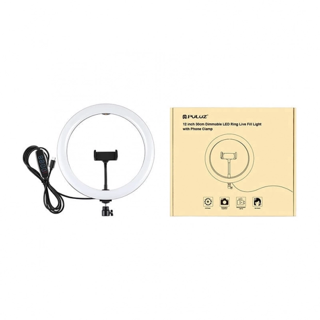 Ringlicht met telefoonhouder PULUZ