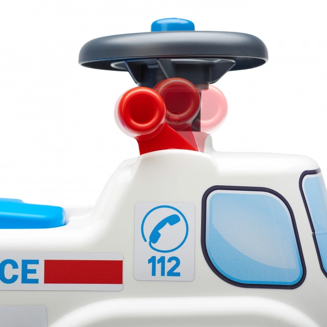 FALK Loopfiets Ambulance met opklapbaar zadel en toeter op het stuur