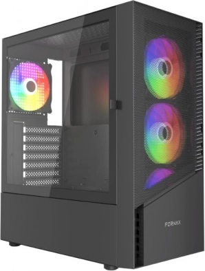 computerbehuizing Fornax 4300 midi tower ATX zwart