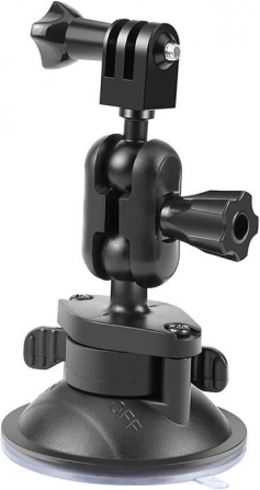 PULUZ zuignaphouder voor sportcamera’s (zwart)