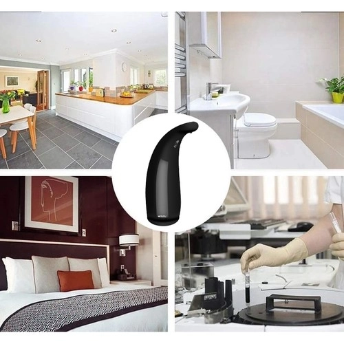 Contactloze zeepdispenser zwart Ruhhy 22229