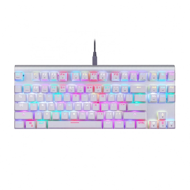 Mechanische gaming toetsenbord Motospeed CK101 RGB (wit)