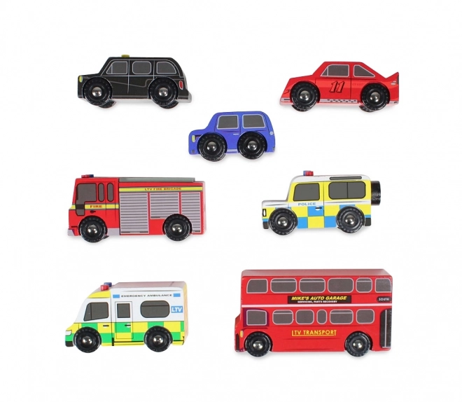 Le Toy Van Set van autootjes Londen