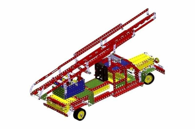 Bouw een brandweerauto en kranen