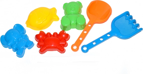 Zandspeelset Dieren 6 stuks