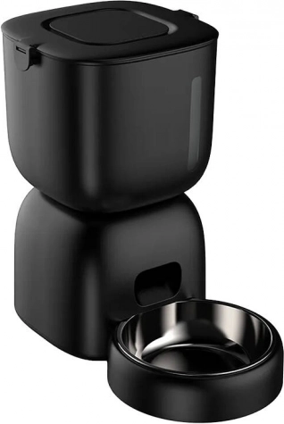 petwant automatische voerdispenser 3 l zwart