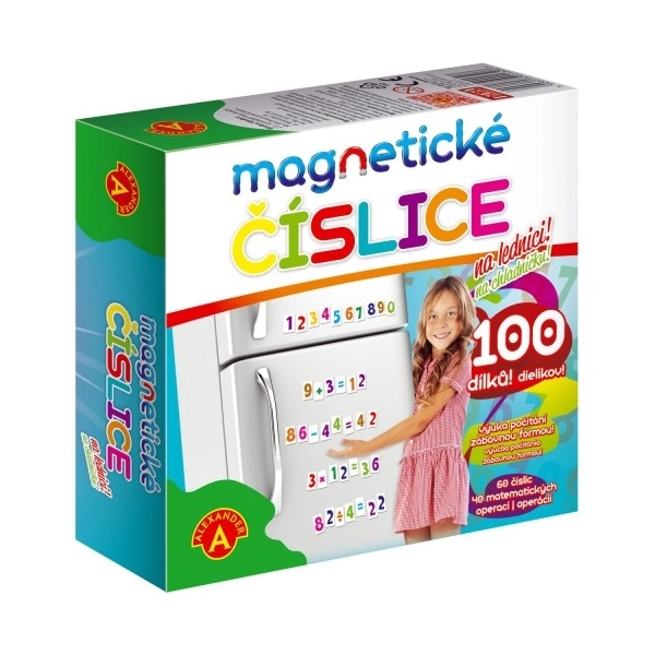 Magnetische cijfers voor op de koelkast