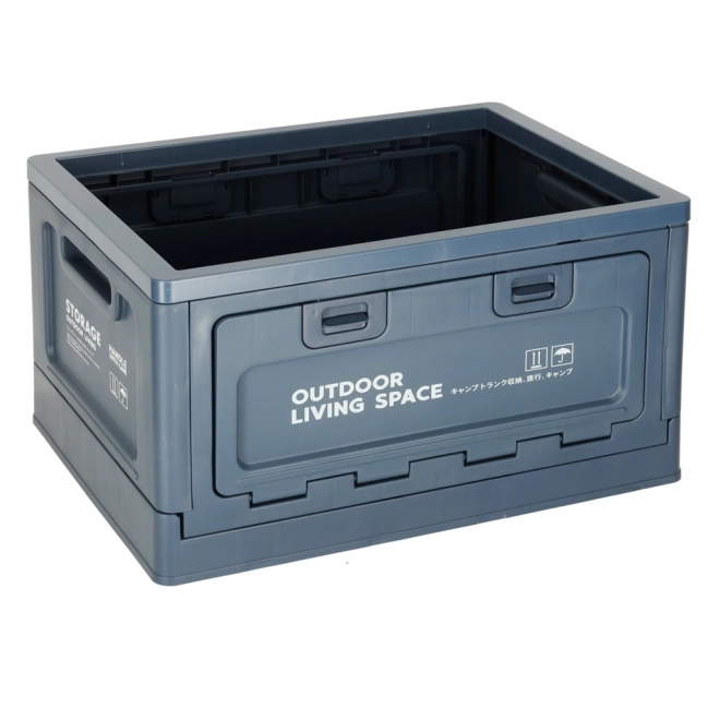Campingdoos - opvouwbare doos 25l blauw