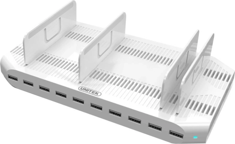 Oplaadstation 10× USB 2,4 A, 96 W