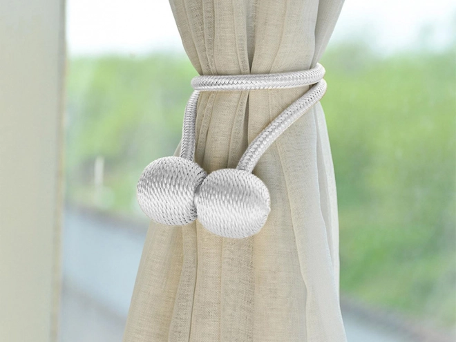Decoratieve magnetische clips voor gordijnen