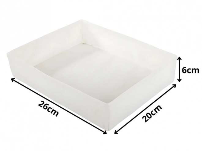 Witte universele organizer voor kledinglade