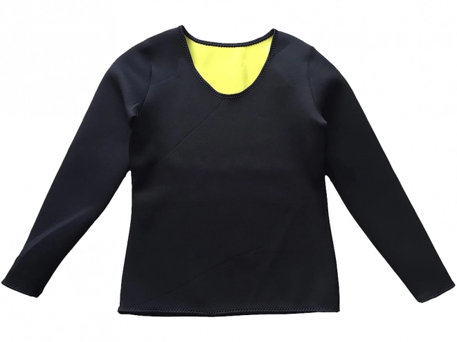 Dames neopreen fitness shirt met lange mouwen – Maat. M