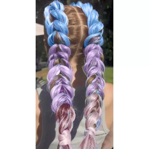 Synthetisch haar ombre vlechten Soulima 23577