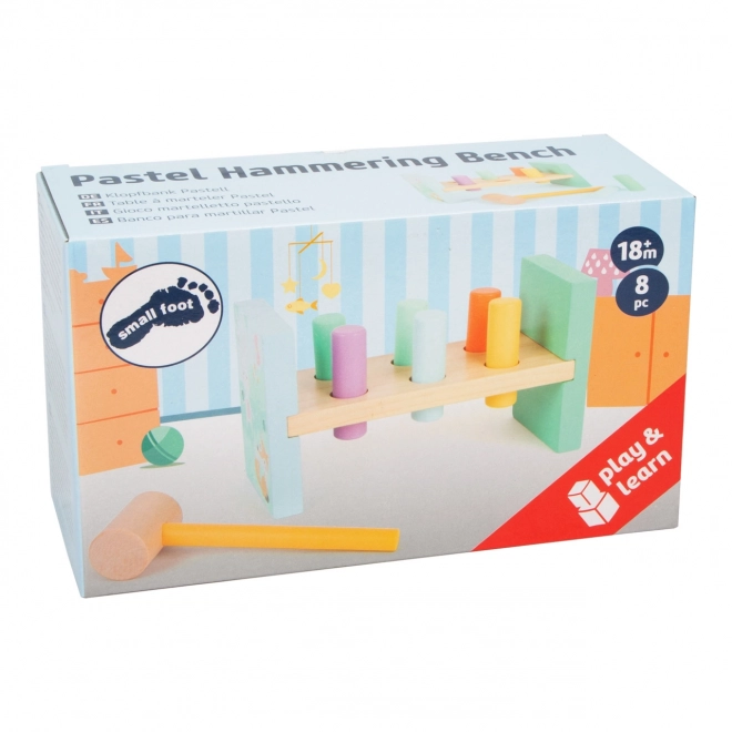 Hamerbank in pastelkleuren van Small Foot