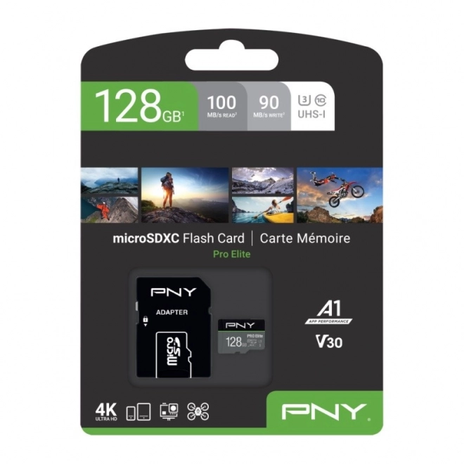 128GB geheugen MicroSDXC P-SDU128V31100PRO-GE