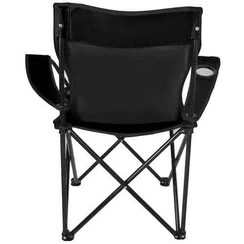 Vouwstoel / fauteuil voor vissen / kamperen - zwart