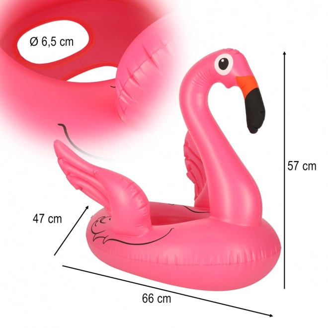 Opblaasbare kinder pontonband flamingo