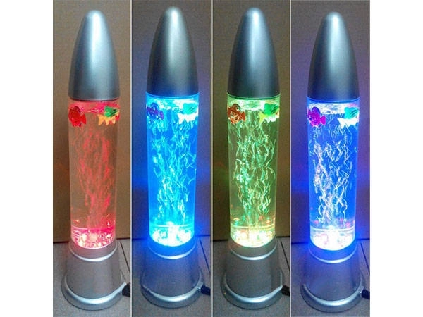 Waterlamp met vissen