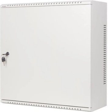Wandgemonteerde low‑profile 19" rackkast 6U + 3U, 540 × 200 mm, grijs